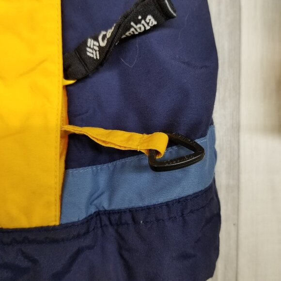 ✅Vintage Columbia Sportswear Company Jacket Women's SMALL Full Zip Yellow/Blue - Picture 12 of 14